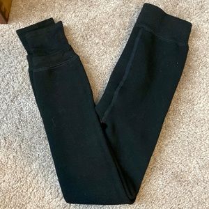 Fleece lined leggings long underwear for kids